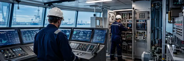 Marine automation and vessel digitalization control systems